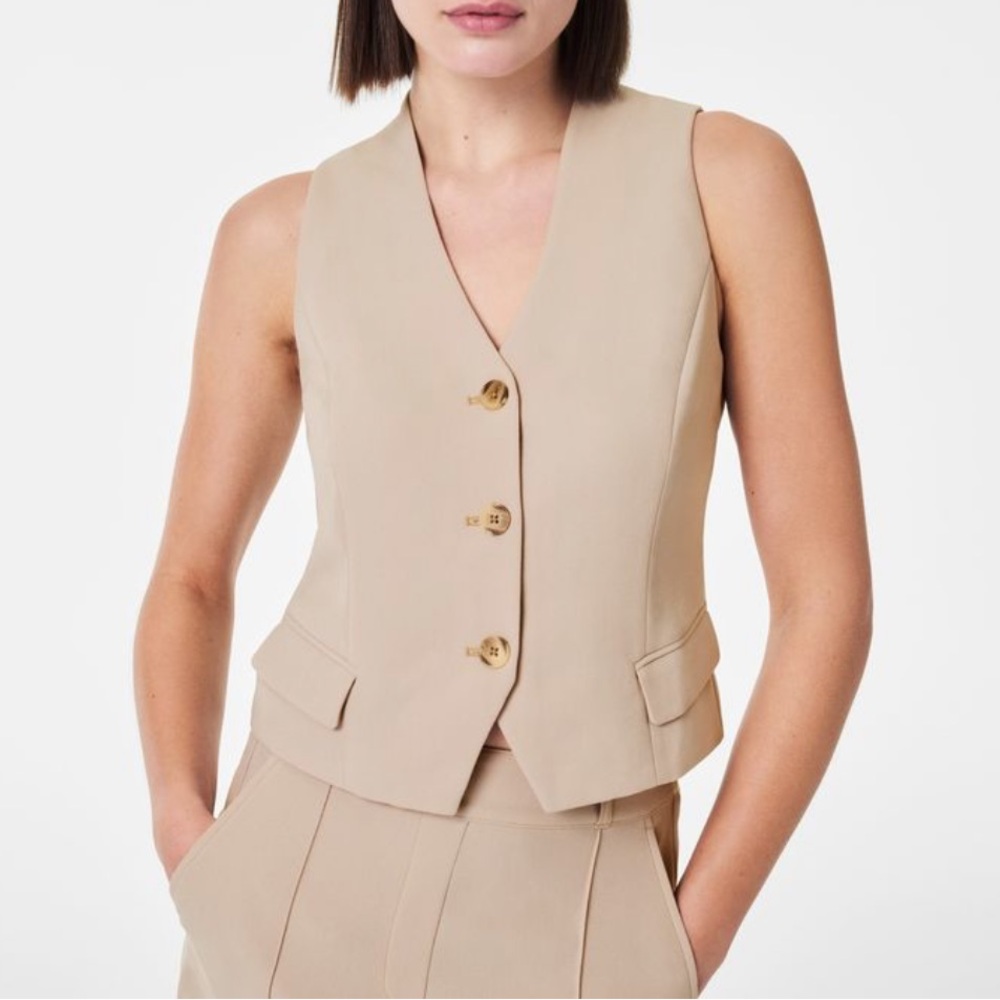 Spanx carefree crepe vest